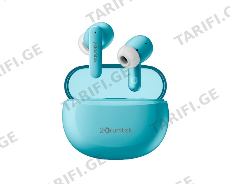 ყურსასმენი A4Tech 2Drumtek B25 True Wireless Earphone Icy Blue