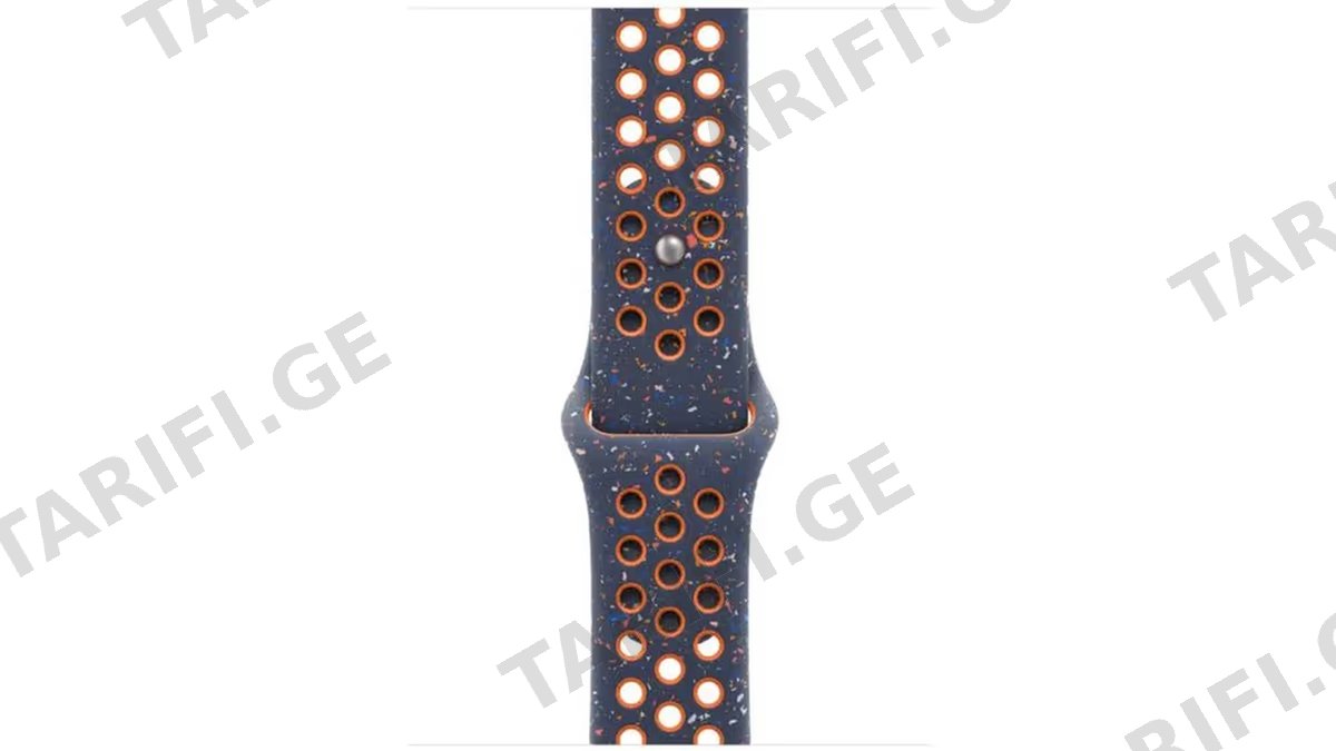 Apple 45mm Blue Flame Nike Sport Band - M/L (MUV93ZM/A)