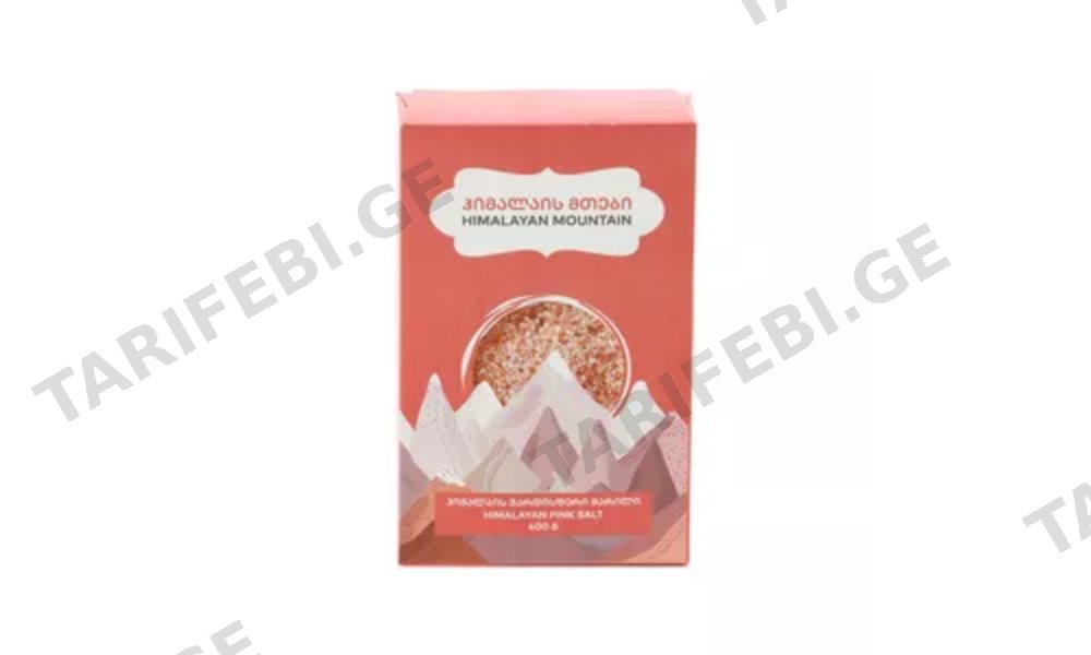 ჰიმალაის მარილი კოლოფში 990926 /20*400 გ.