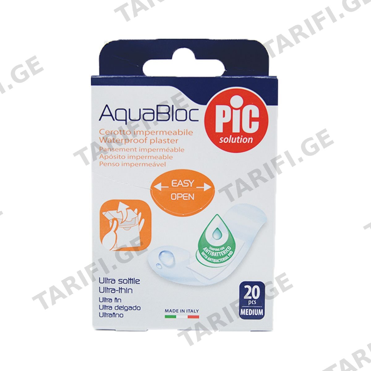 Pic - პიკი ლეიკო Aquabloc MEDIUM 20 ცალი