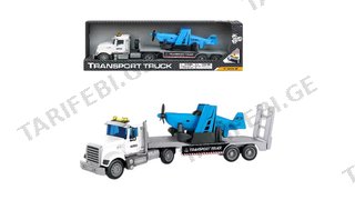 ✈️ Sky Transport Truck — ტრაილერზე მოთავსებული საბავშვო თვითმფრინავი