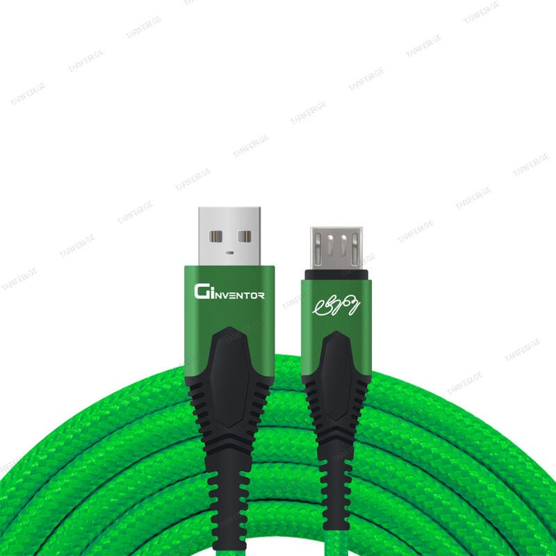 ტენე Micro USB 1.3m Ginventor 100043