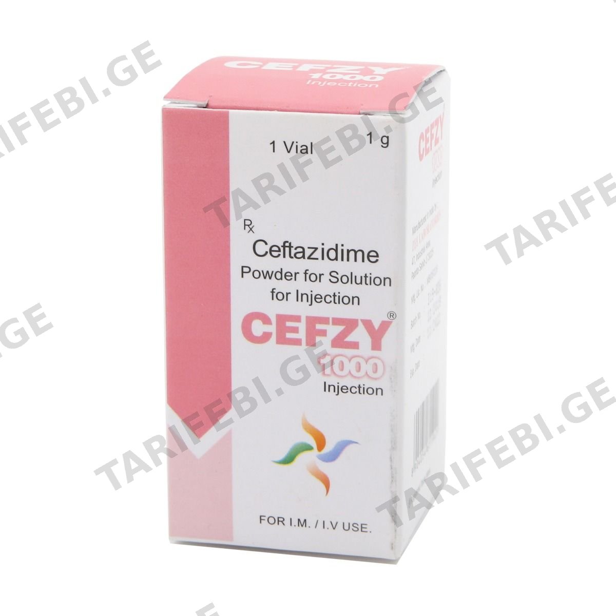 ცეფზი - Cefz ფლაკონი 1000მგ