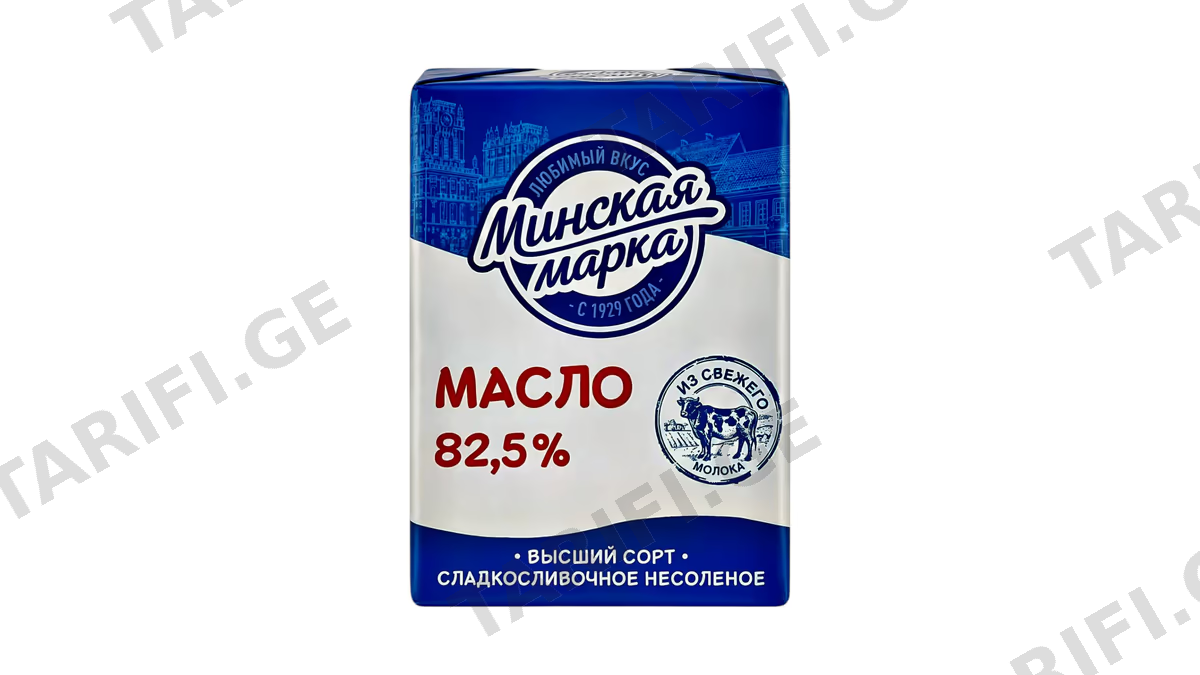 კარაქი "მინსკური მარკა" 82.5% 180გ