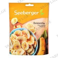 ბანანის ჩიფსი /Seeberger/ 150 გრ
