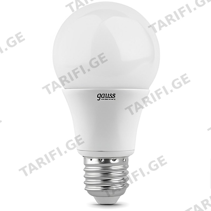 LED განათება GAUSS EL-23232 (A60, 12W, E27, 6500K)