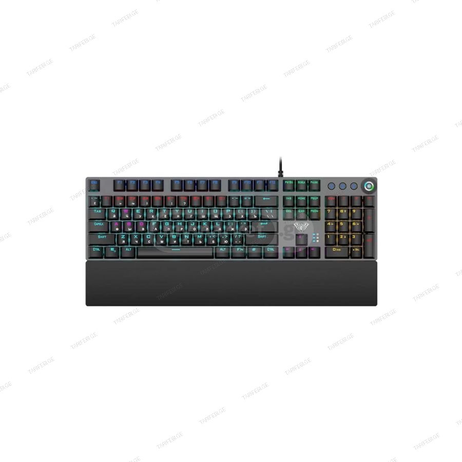 AULA F2058 Wired Mechanical LED Blue Switch