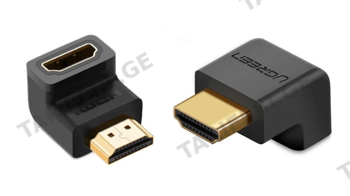 კუთხის HDMI ადაპტერი UGREEN HD112 (20109) HDMI Male to Female Adapter Down