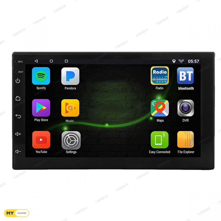 7 Inch 2 DIN Android 8.1 Quad Core GPS Stereo Radio  MP5 Pla