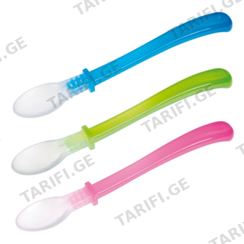 კანპოლი - კოვზი სილიკონის პატარა 4887 Canpol - spoon silicone small 21/488 4887