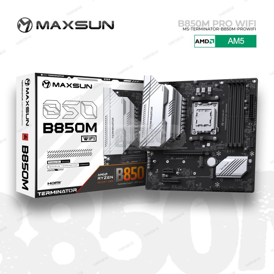 დედა დაფა MAXSUN MS-Terminator B850M PRO WIFI AM5 mATX
