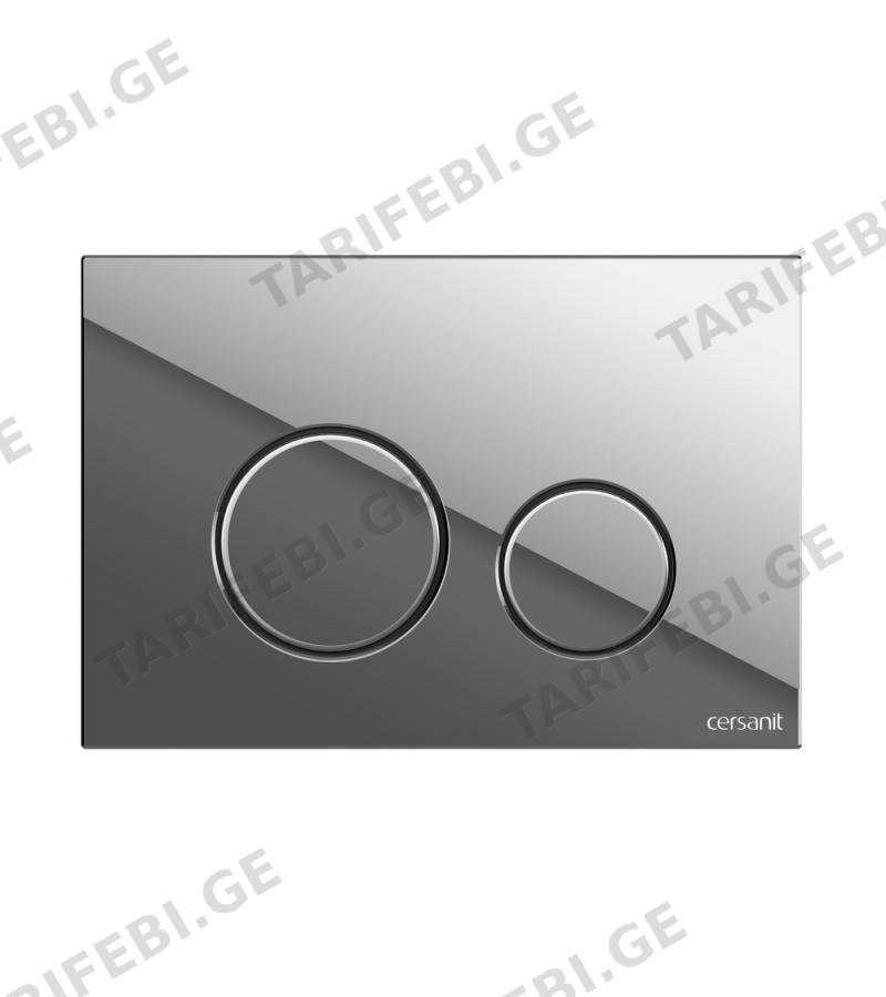 ღილაკი ინსტალიაციის TWINS ქრომი, პრიალა მწარ. CERSANIT