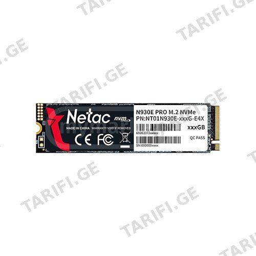M2 SSD Netac N930E Pro 256 GB PCIe 3.0