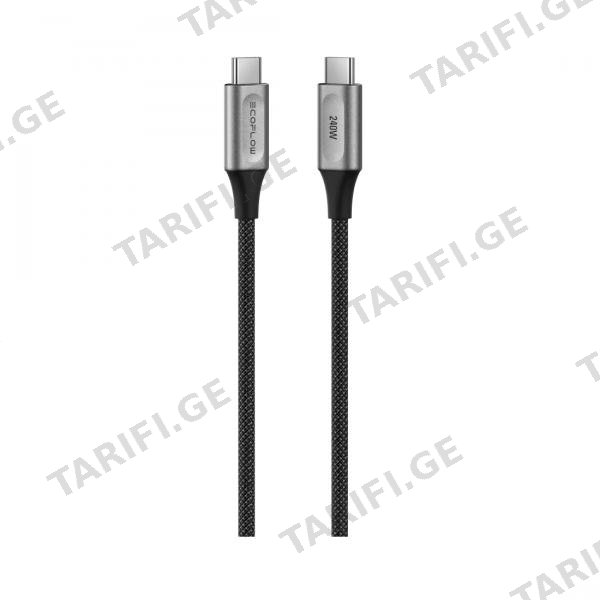კაბელი EcoFlow RAPID Pro USB-C naar USB-C-kabel 240 W 180 cm