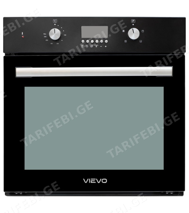ელექტრო ღუმელი ჩასაშენებელი B66-SF2 (DT) BLACK VIEVO