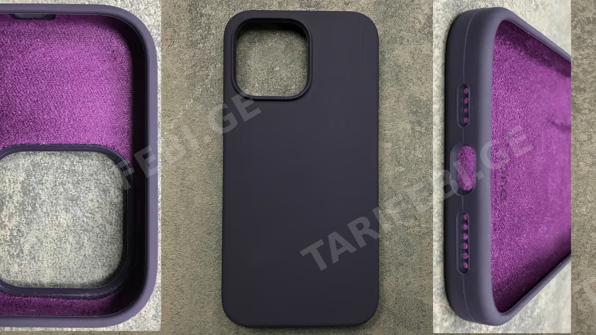iPhone 14 Pro Deep Purple Silicone Case 💜