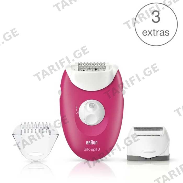 ეპილატორი BRAUN SE3410 (20 პინცენტი)