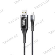 REMAX Leader Smart Display 2.1A Data Cable RC-096i Black