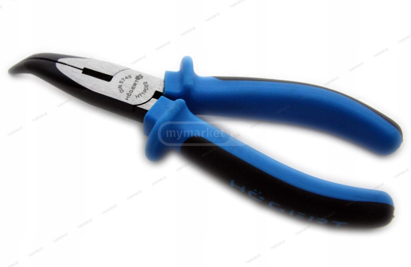 გრძელტუჩა მოხრილი 160 mm Hogert HT1P022