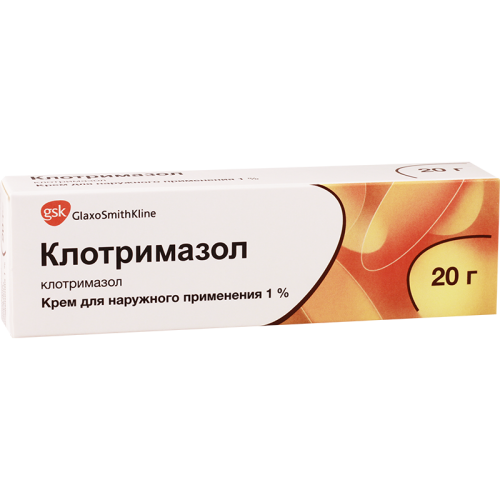 კლოტრიმაზოლი კრემი 1% 20გრ ტუბი  #1