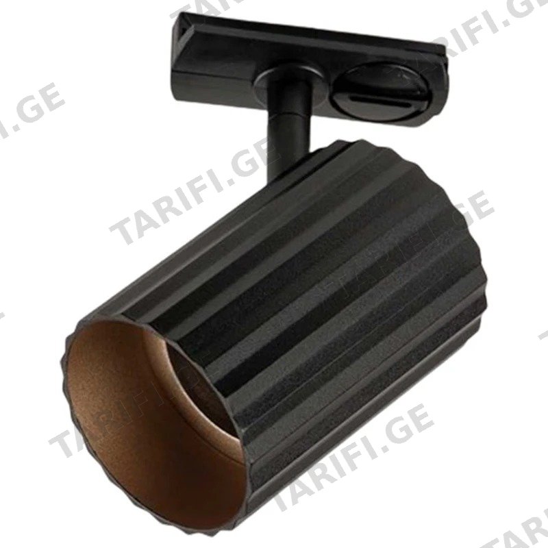 არხის სანათი NEW LIGHT D8421 50W GU10 შავი ოქროსფერი