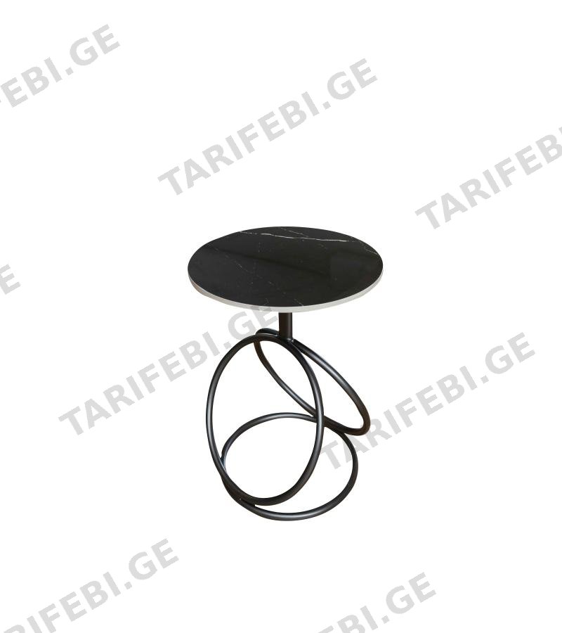 ჟურნალის მაგიდა FSYX-222J-B ზომა. Ø450*520 ფერი:BLACK