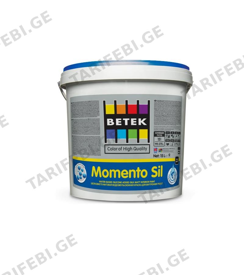 საღებავი Betek Momento SIL RG5 2.5ლტ