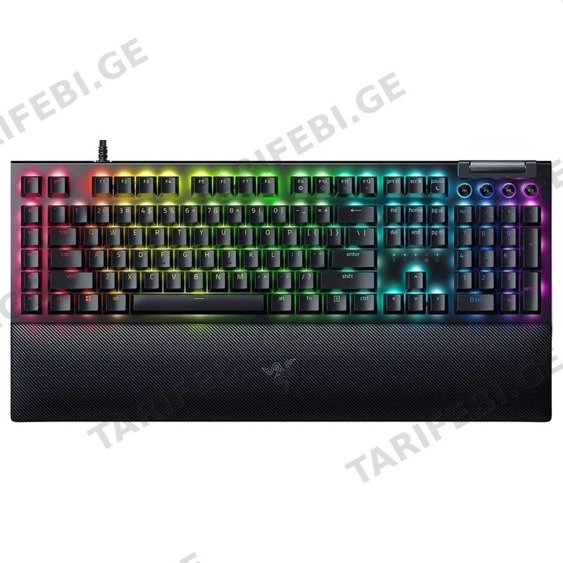 გეიმინგ კლავიატურა RAZER BLACKWIDOW V4 RZ03-04691800-R3M1 მექანიკური, RGB, შავი