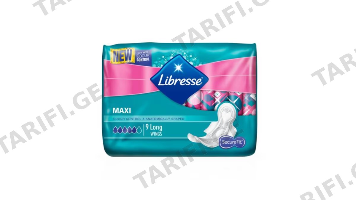 LIBRESSE - ჰიგიენური საფენი, Maxi Long Soft, 9ც