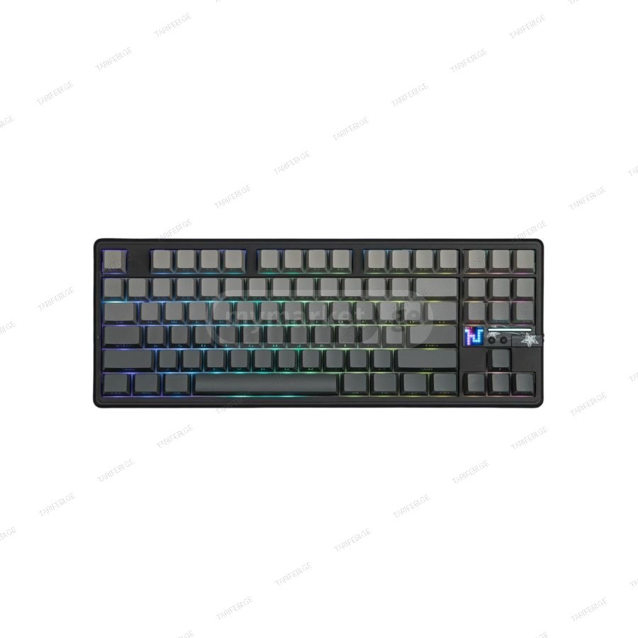 AULA F87 Pro V2 Black Gradient Gray Side Printed