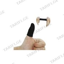 FINGER SLEEVE სათითე თამაშებისთვის შავი