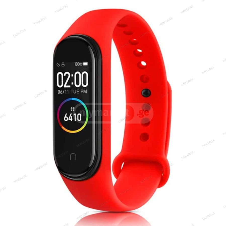სმარტ საათის სამაჯური Xiaomi Mi Band 3 Classic Strap - წითელ