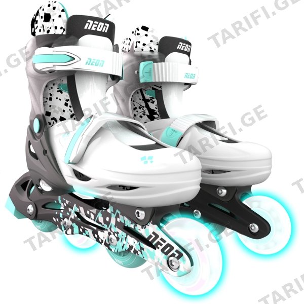 როლიკები NEON NT30E4, 30-33, ROLLER SKATES COMBO, GREY-TEAL