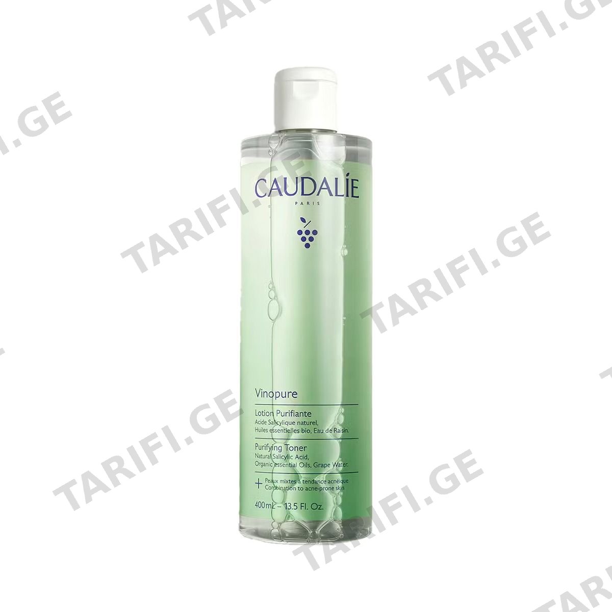 გამწმენდი ტონერი 400 მლ Vinopure 5049 კოდალი - Caudalie