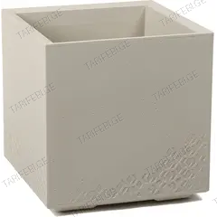 ქოთანი ყვავილის Lamela KARO 300x300x300 Recycled Concrete Plant Stand - Beige
