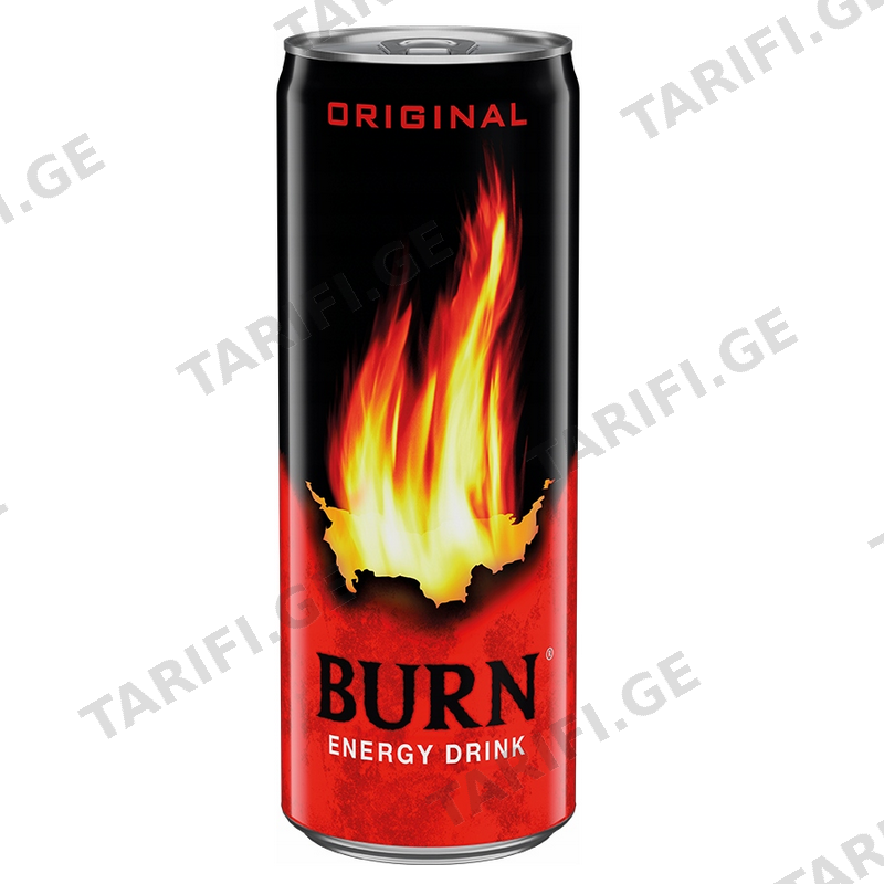 Burn ენერგეტიკული სასმელი ქილა 0,250 L