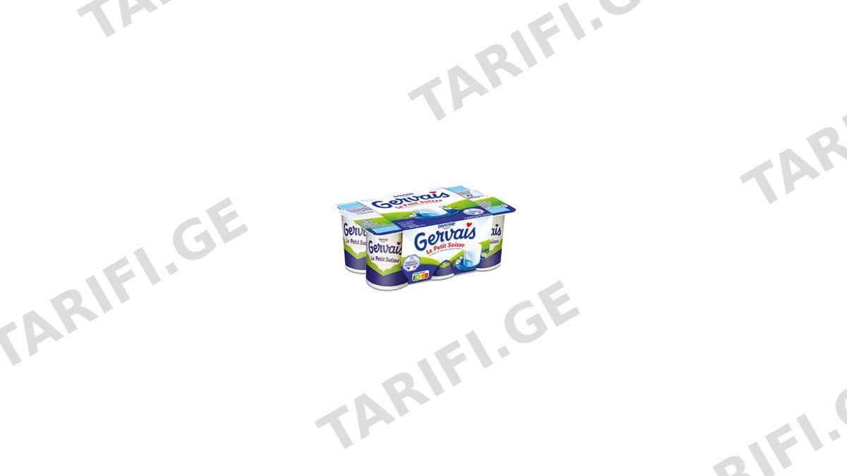 LE PT SUISSE ყველი 6X 60G 9 5%MG GERVAIS
