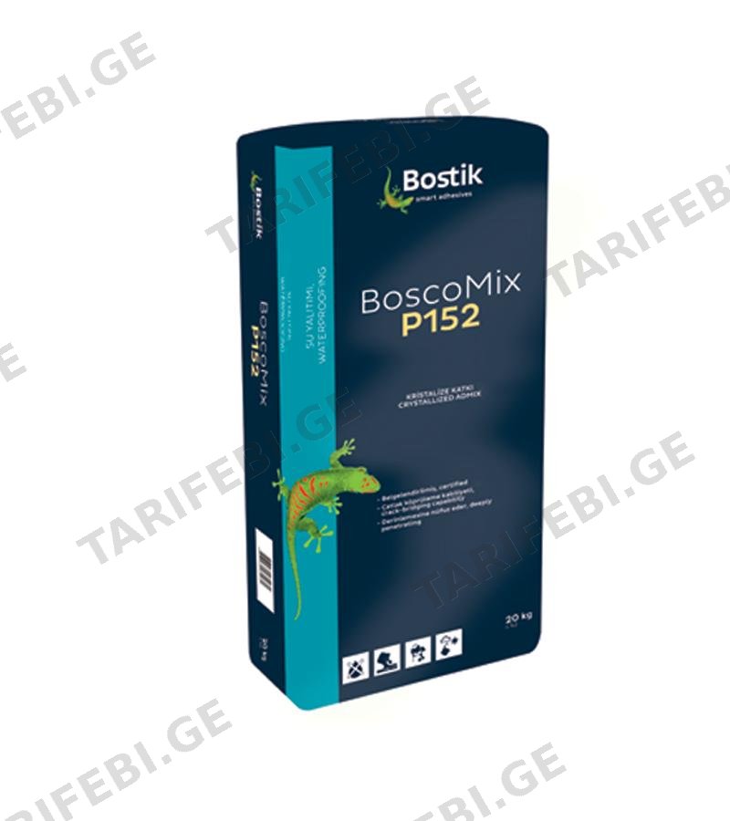 ბეტონის მინარევი BoscoMix P152 20კგ. BOSTIK