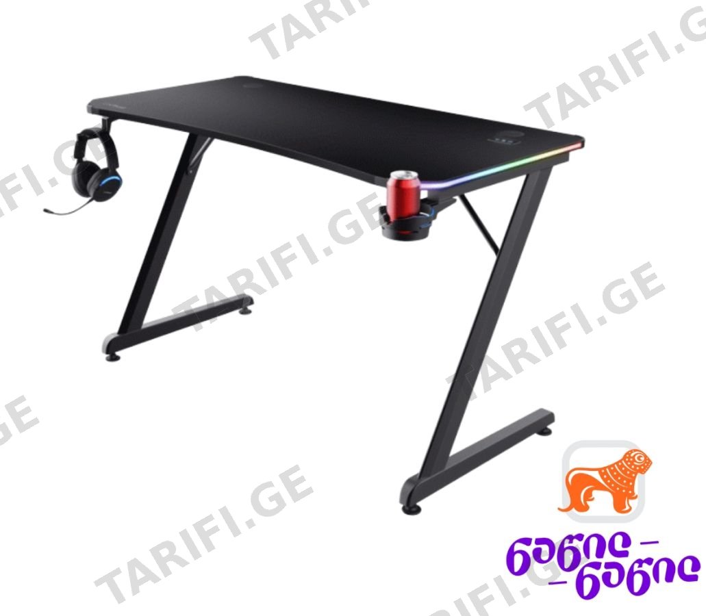 გეიმერული მაგიდა TRUST GXT709 LUMINUS RGB DESK 25184