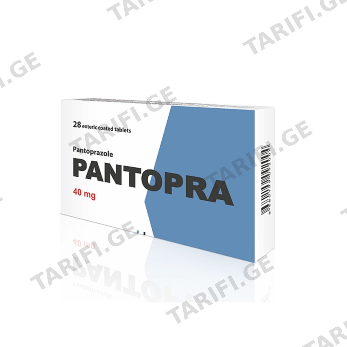 პანტოპრა - Pantopra 40მგ Gmp 28 ტაბლეტი