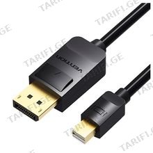 VENTION HAABG Mini DP to DP Cable 1.5M Black