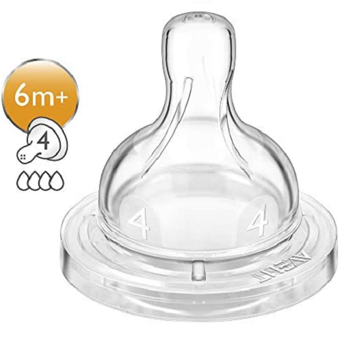ავენტი - საწოვარა 'კლასიკ+' სწრაფი ნაკადის. 4 ნახვრეტით /6თვ+/  #2