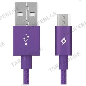 Ttec AlumiCable USB-A - Micro USB 1.2m Violet 2DK11MR