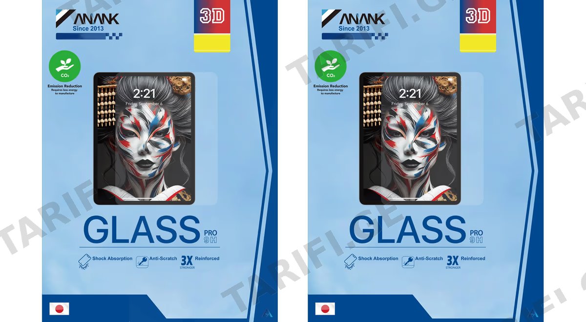 iPad 10th/11th Clear Tempered Glass. 2 Pack.
