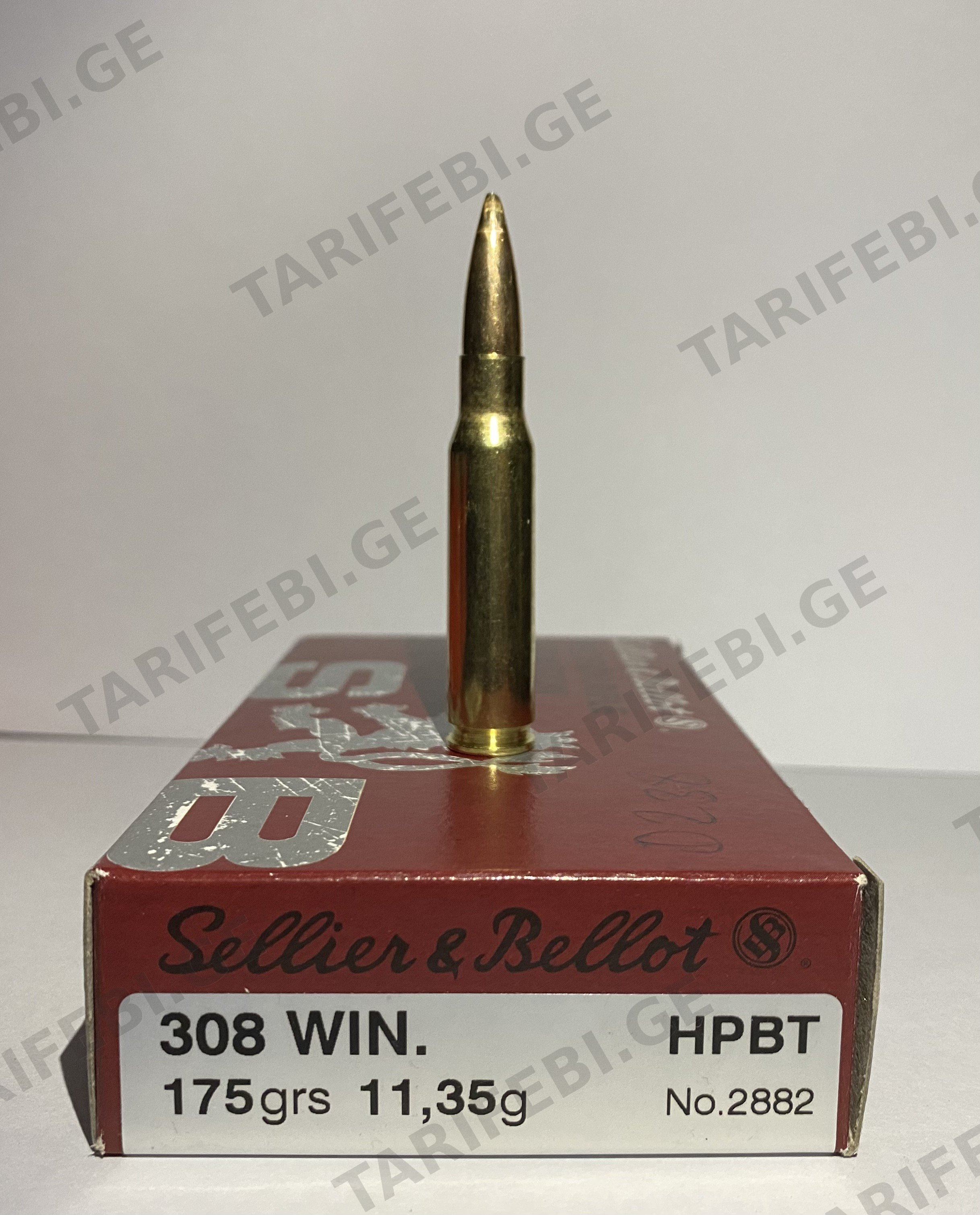 ვაზნა 308 Win 7,62X51 HPBT (OTM) 175gr 11.35g