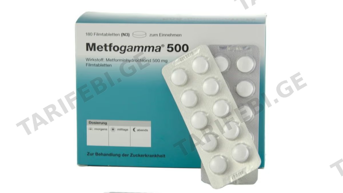 მეტფოგამა(მეთფოგამა)500მგ.ტაბ.N180