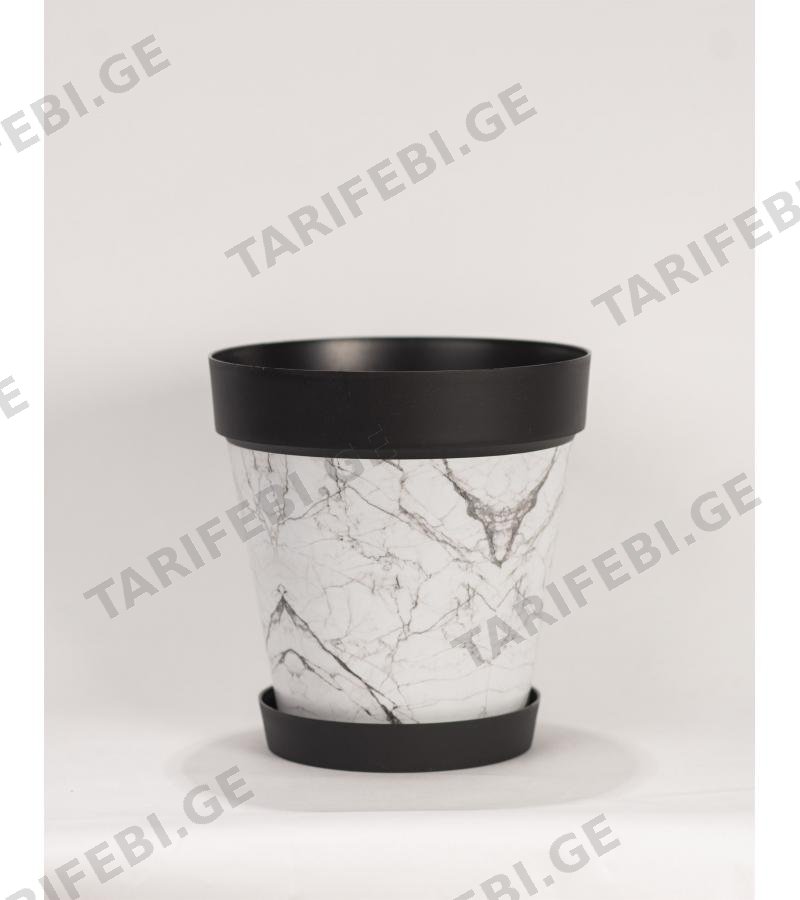 ქოთანი პლასტმასის 423 YAZ PATTERNED POT NO:2 5ლ Elif Plastic