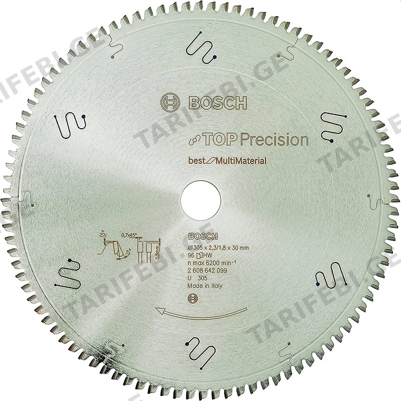 ხერხის პირი BOSCH CIRCULAR SAW BLADE 2608642099