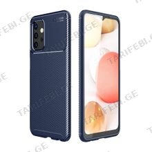 კარბონის ქეისი Samsung Galaxy A32 Focus Carbon Case - მუქი ლურჯი