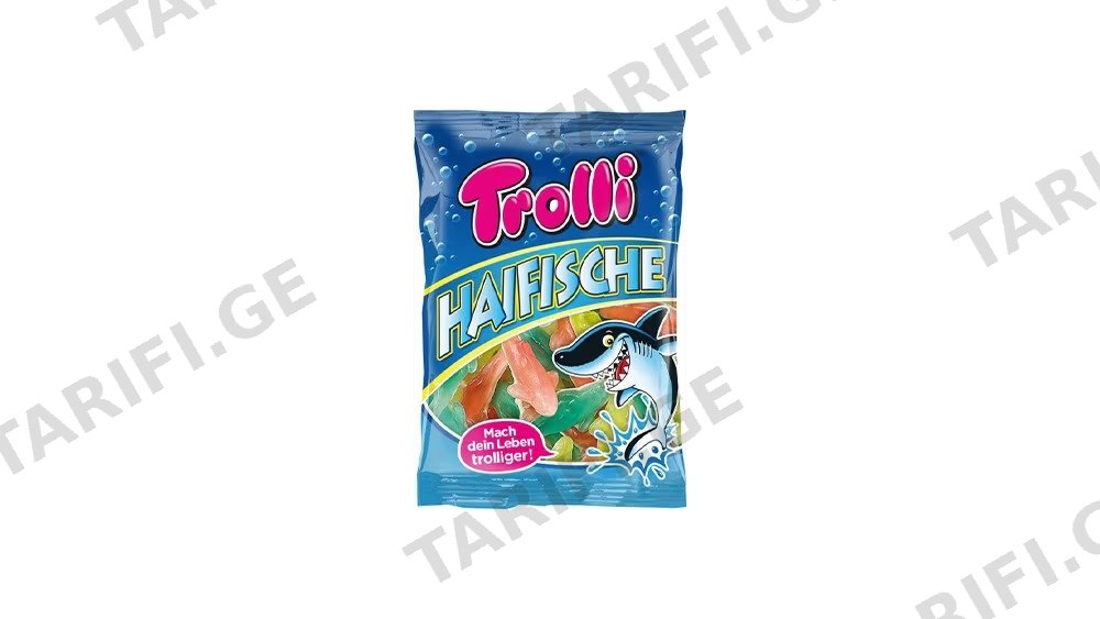 Trolli ჟელიბონი ზვიგენი 100გრ